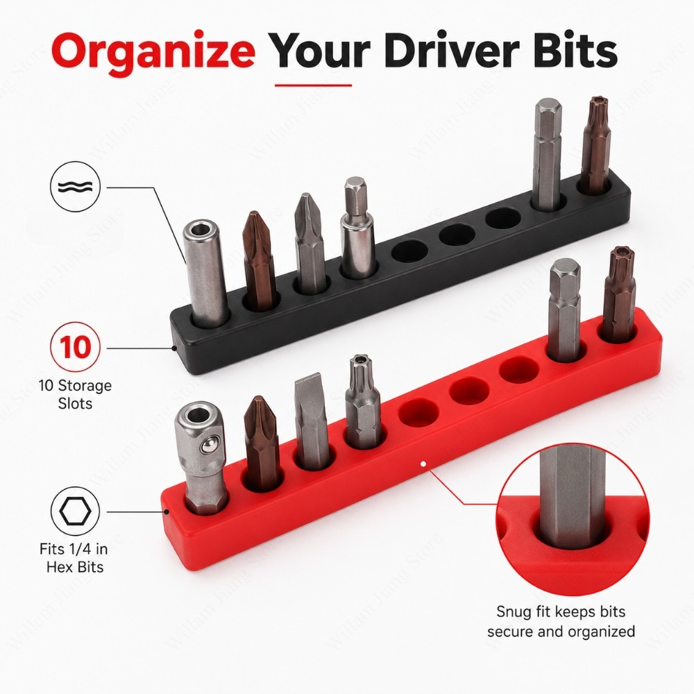 Workshop Tools Used - Étuis de rangement pour embouts de