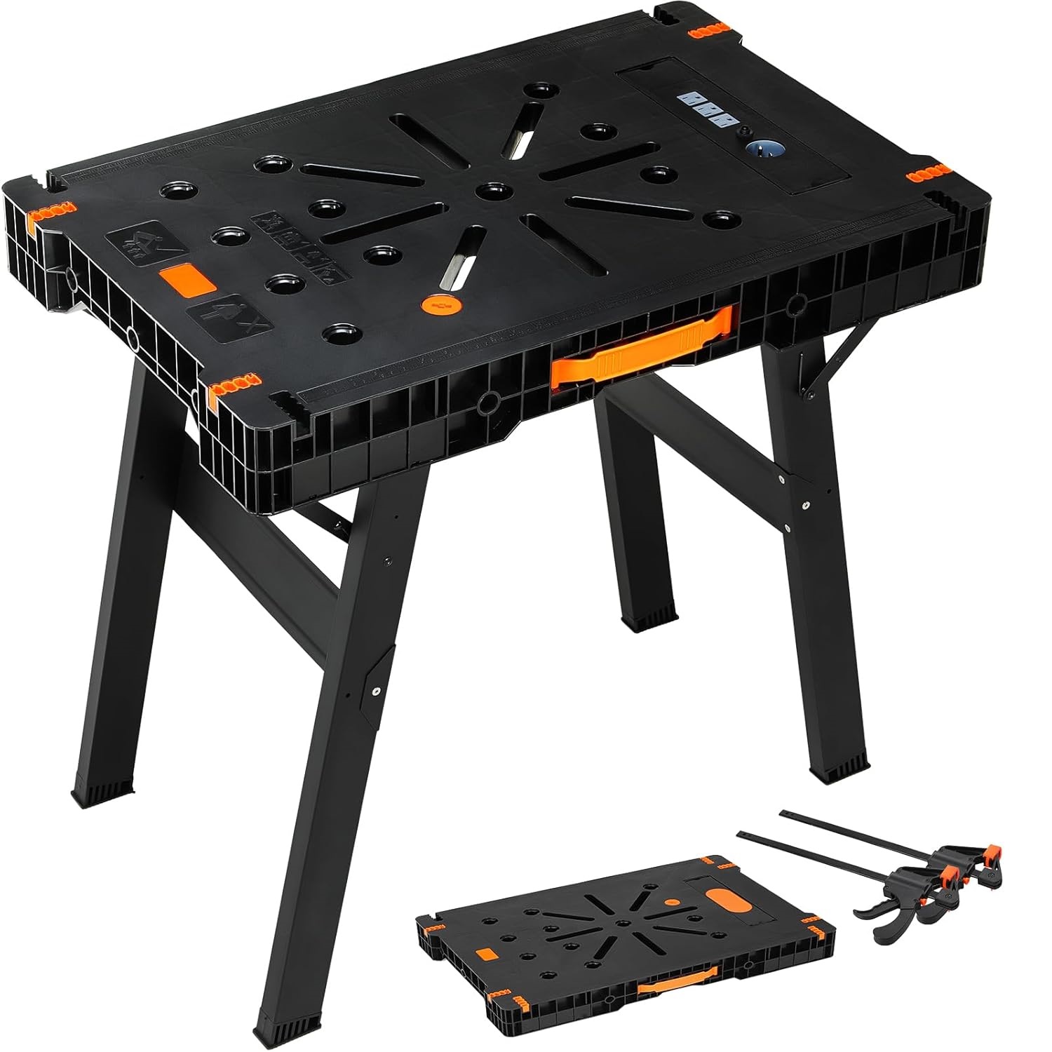 Workbench Portable Fold - Banc de travail pliable avec pinces