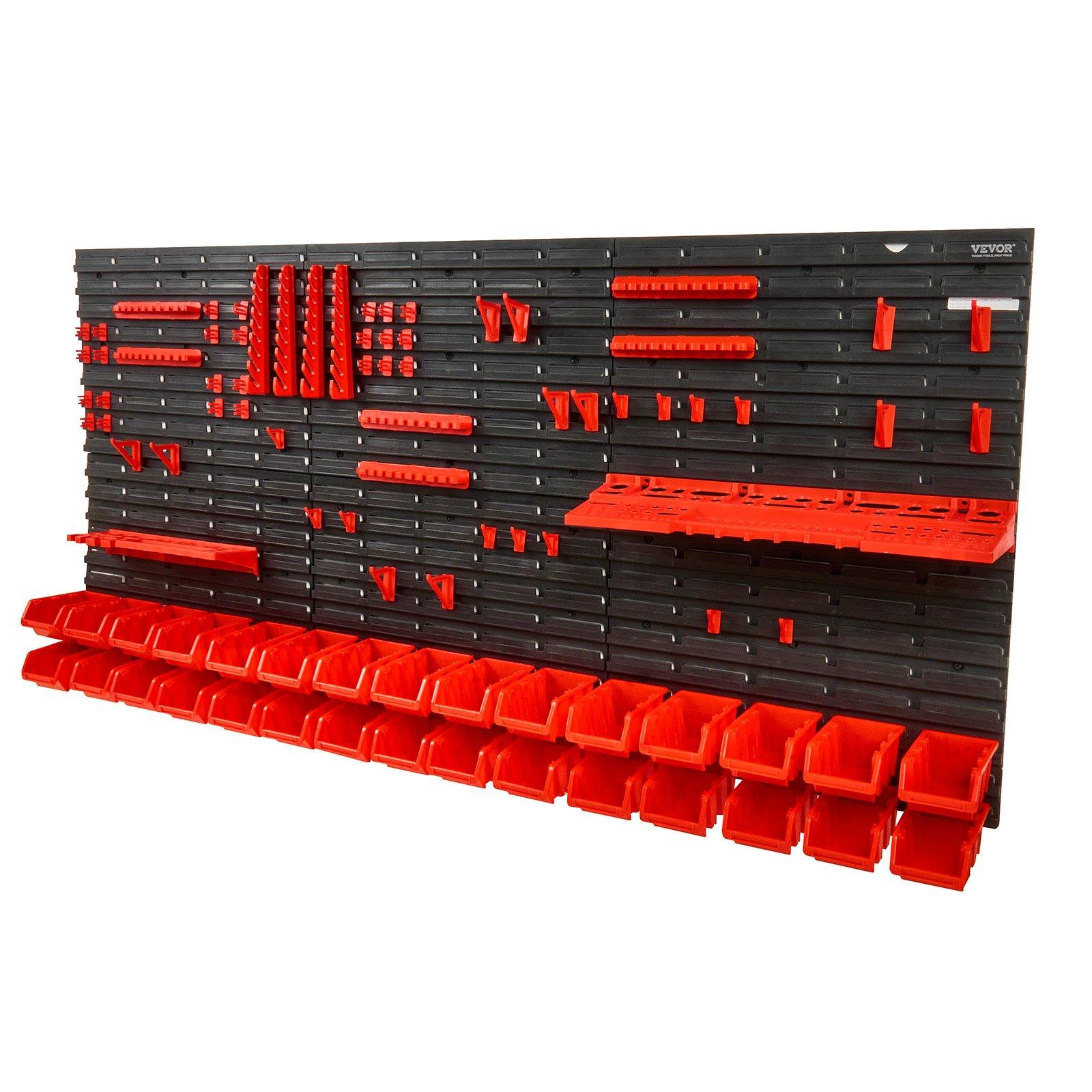 Workshop Tools Shelf - Organisateur mural à 30 compartiments pour
