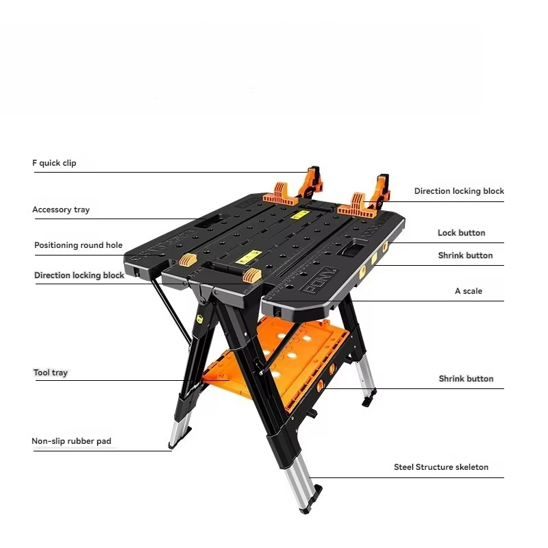 Table de travail pliable porta - Workbench Portable Fold avis et prix