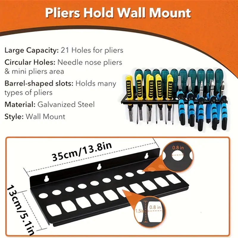 Support mural de rangement pou - Workshop Tools Shelf avis et prix
