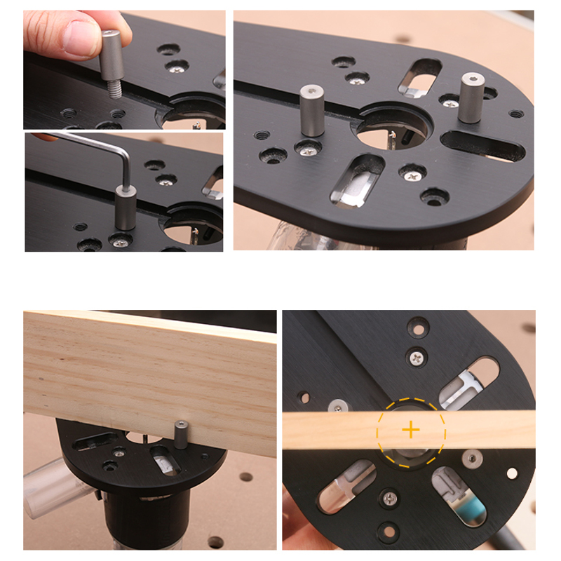 Gabarit de coupe circulaire po - Dowel Jig Kit avis et prix