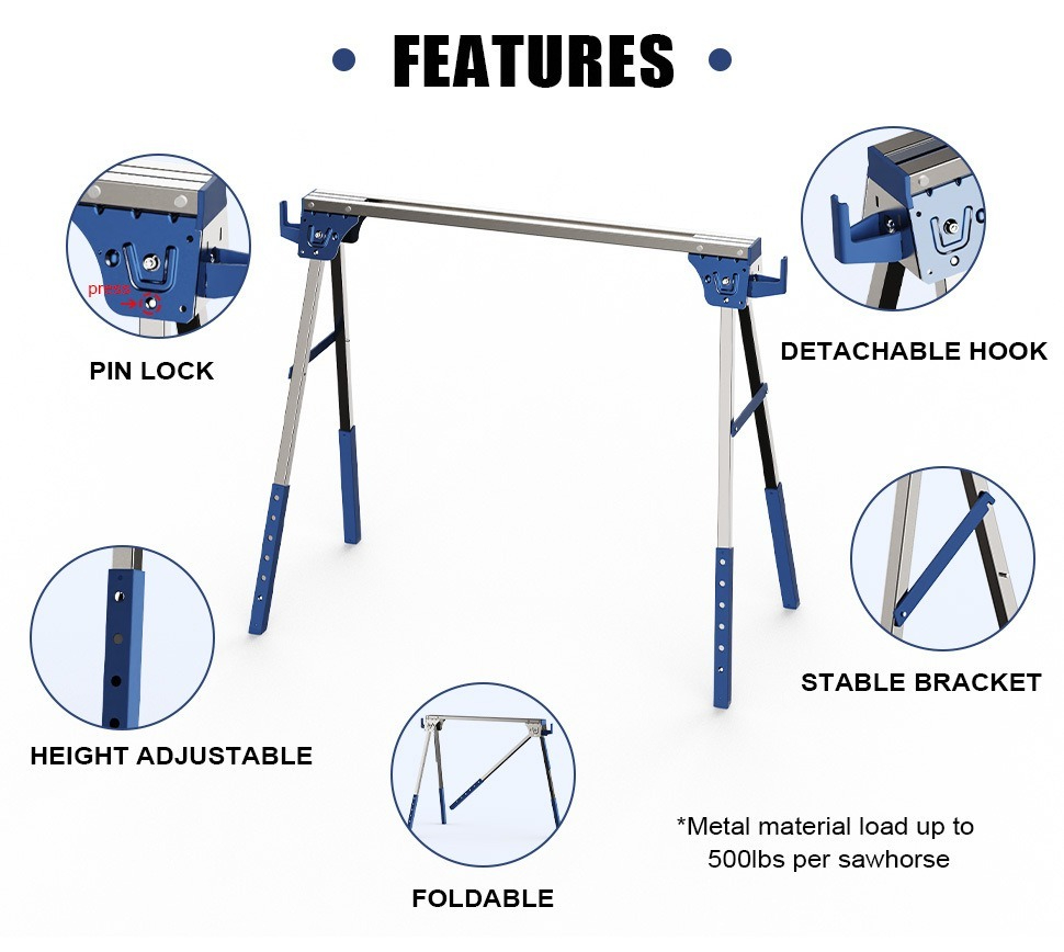 Cheval de scie/support de scie - Workbench Portable Fold avis et prix
