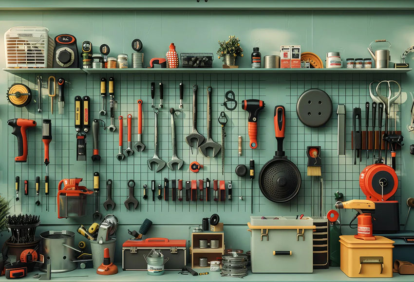 Mehofond photographie fond Vin - Workshop Tools Photos avis et prix