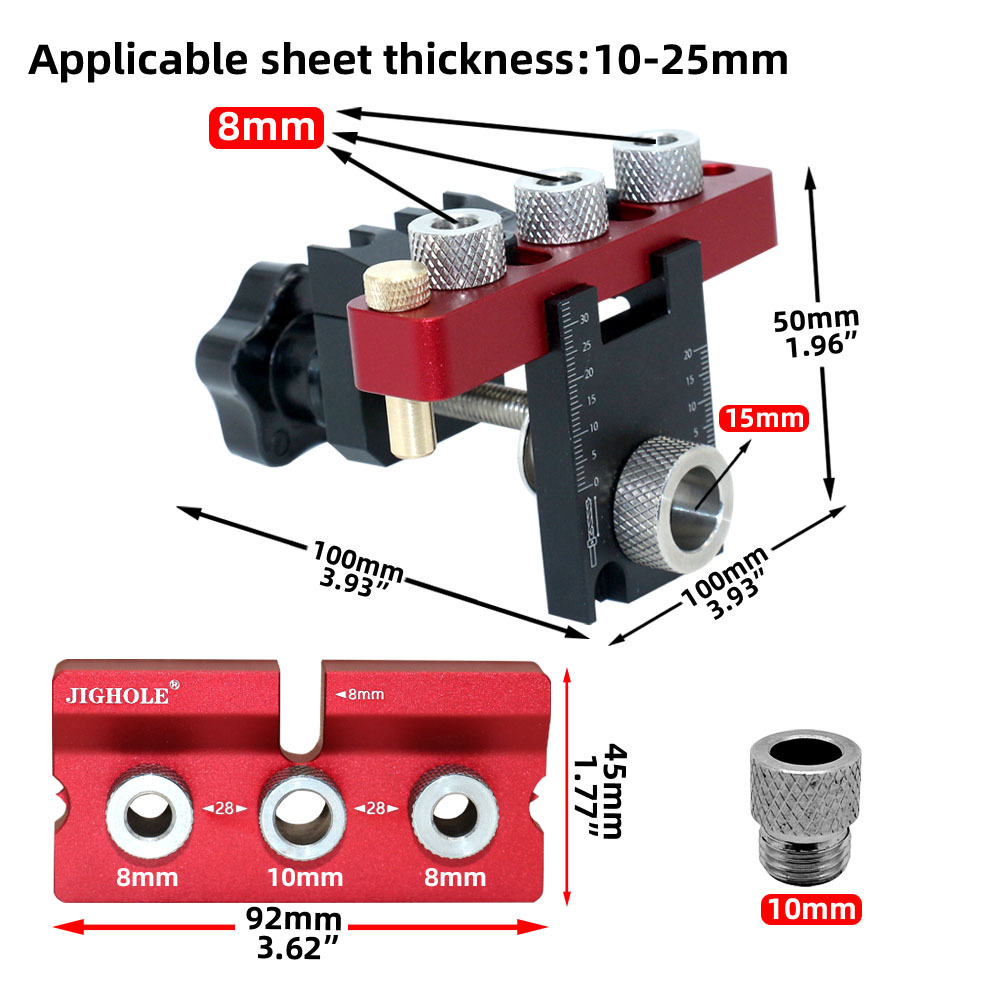 Gabarit universel 3-en-1 pour  - Dowel Jig Kit avis et prix