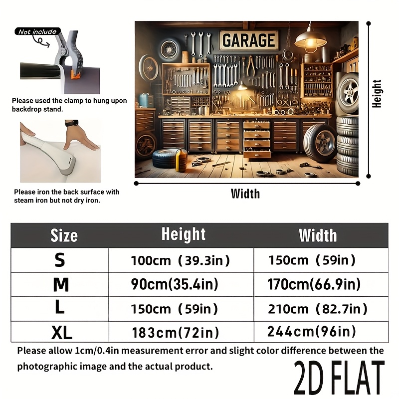 Tapisserie murale style indust - Workshop Tools Photos avis et prix