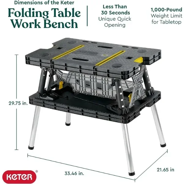 Table de travail pliante Porta - Workbench Portable Fold avis et prix