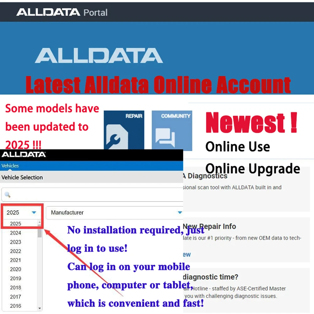 Logiciel Alldata CAR Data 2027 - Workshop Tools Online avis et prix